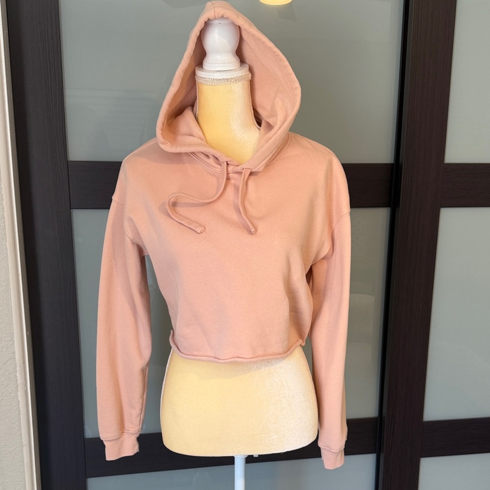 Bella Canvas Blush Cropped Hoodie - Women's Pullover